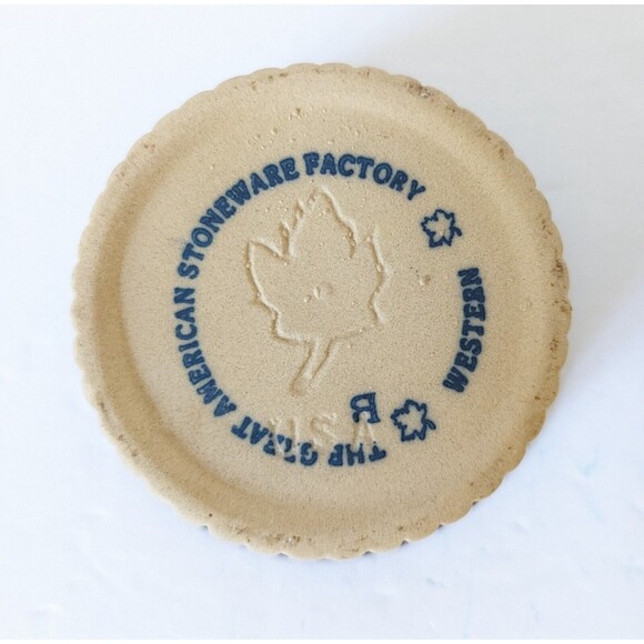 The Great American Stoneware Factory Ramekin Set of 2 Cobalt Glaze Ovenware - Picture 3 of 6